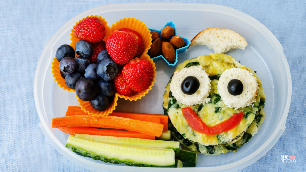 Healthy plate of food, fueling school options for expat kids